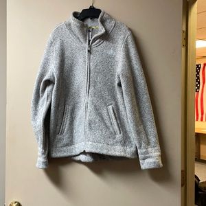 The North Face Women's Large Heather Gray Fleece Jacket